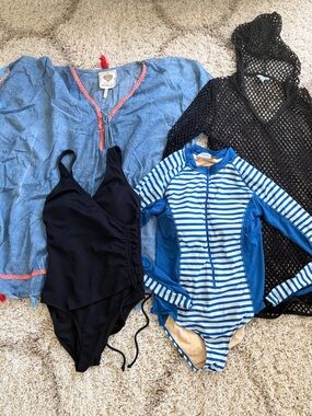 Bundle swimsuits, cover ups size s